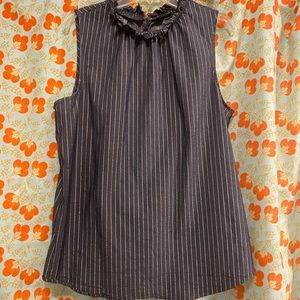 Banana Republic Sleeveless Striped Shirt